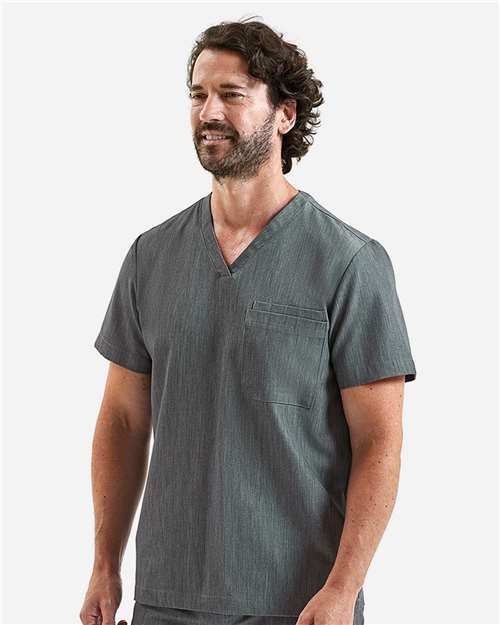 Onna NN200 Men's Limitless V-Neck Stretch Scrub Top - Side view