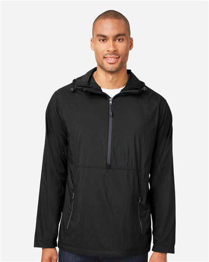 North End NE810 Men's Aura Lightweight Packable Anorak - Front view