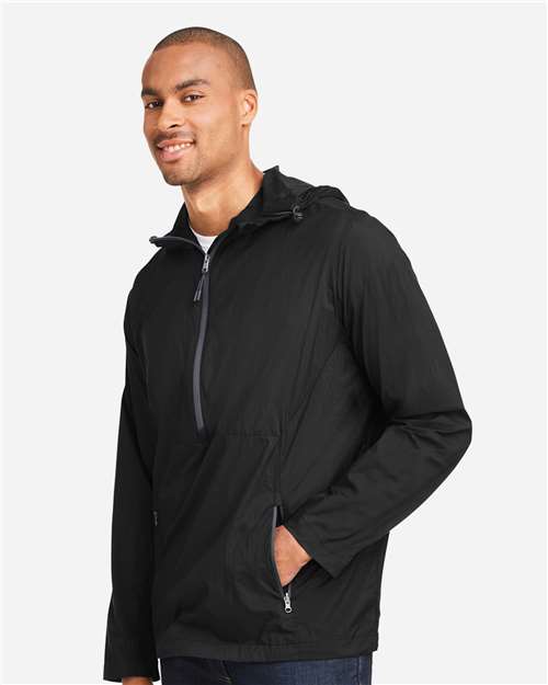 North End NE810 Men's Aura Lightweight Packable Anorak - Side view