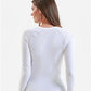 Onna NN370 Women's Unstoppable Long Sleeve Fresh Underscrub Base Layer T-Shirt - Back view