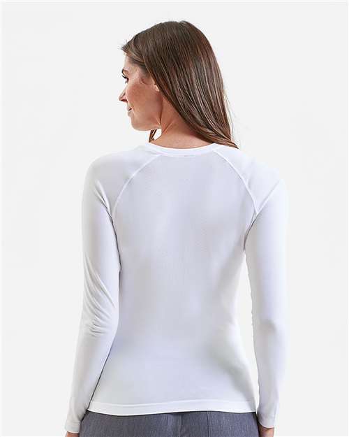 Onna NN370 Women's Unstoppable Long Sleeve Fresh Underscrub Base Layer T-Shirt - Back view