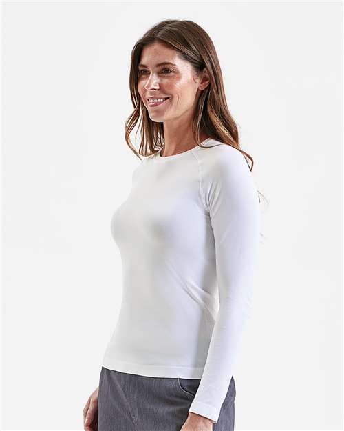 Onna NN370 Women's Unstoppable Long Sleeve Fresh Underscrub Base Layer T-Shirt - Side view