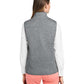 vineyard vines O001411 Women's Mountain Sweater Fleece Vest - Back view