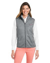 vineyard vines O001411 Women's Mountain Sweater Fleece Vest - Front view