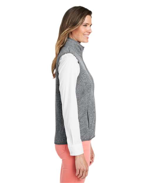 vineyard vines O001411 Women's Mountain Sweater Fleece Vest - Side view