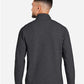 North End NE725 Men's Spirit Textured Quarter-Zip Pullover - Back view