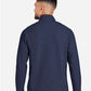 North End NE725 Men's Spirit Textured Quarter-Zip Pullover - Back view