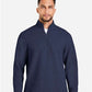North End NE725 Men's Spirit Textured Quarter-Zip Pullover - Front view