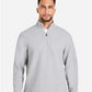 North End NE725 Men's Spirit Textured Quarter-Zip Pullover - Front view