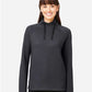 North End NE200W Women's Rhythm Waffle Cross-Neck Pullover - Front view