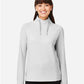North End NE200W Women's Rhythm Waffle Cross-Neck Pullover - Front view