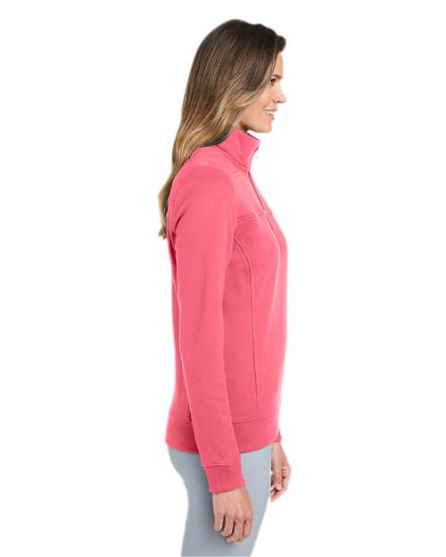 vineyard vines K002795 Women?s Collegiate Shep Quarter-Zip Sweatshirt - Side view