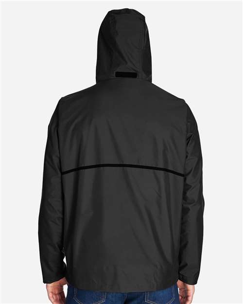 Team 365 TT70 Unisex Conquest Jacket with Mesh Lining - Back view