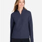 North End NE725W Women's Spirit Textured Quarter-Zip Pullover - Front view