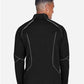 North End 88175 Men's Catalyst Performance Fleece Quarter-Zip Pullover - Back view