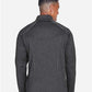 North End 88175 Men's Catalyst Performance Fleece Quarter-Zip Pullover - Back view