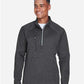 North End 88175 Men's Catalyst Performance Fleece Quarter-Zip Pullover - Front view