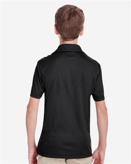 Team 365 TT51Y Youth Zone Performance Polo - Back view