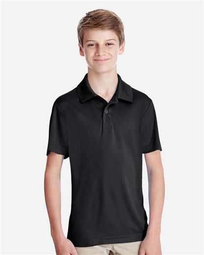 Team 365 TT51Y Youth Zone Performance Polo - Front view