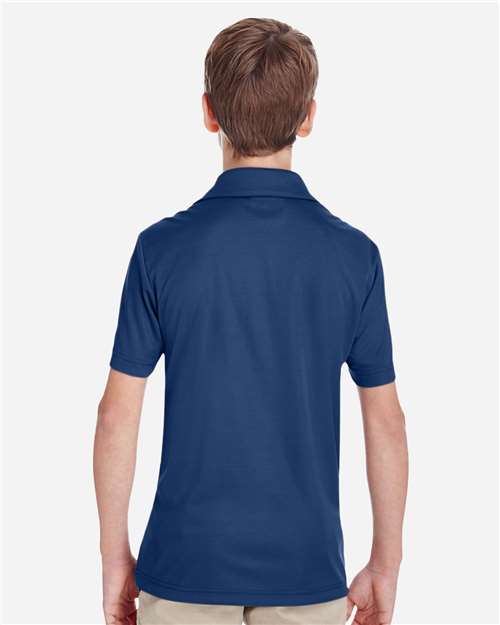 Team 365 TT51Y Youth Zone Performance Polo - Back view