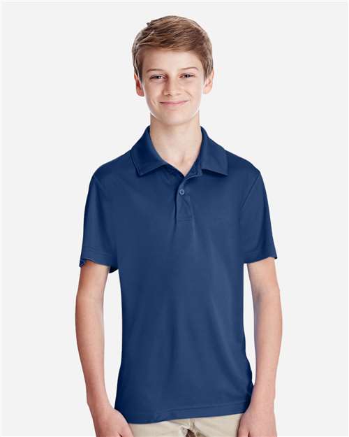 Team 365 TT51Y Youth Zone Performance Polo - Front view