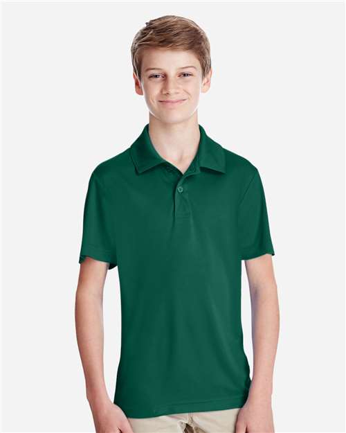 Team 365 TT51Y Youth Zone Performance Polo - Front view