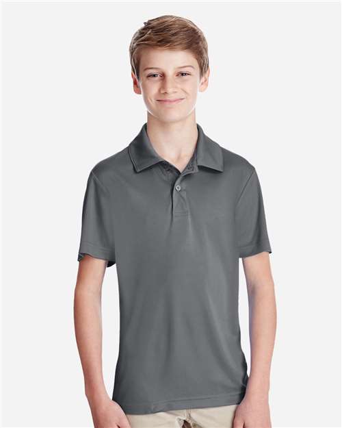 Team 365 TT51Y Youth Zone Performance Polo - Front view