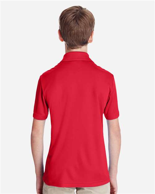 Team 365 TT51Y Youth Zone Performance Polo - Back view