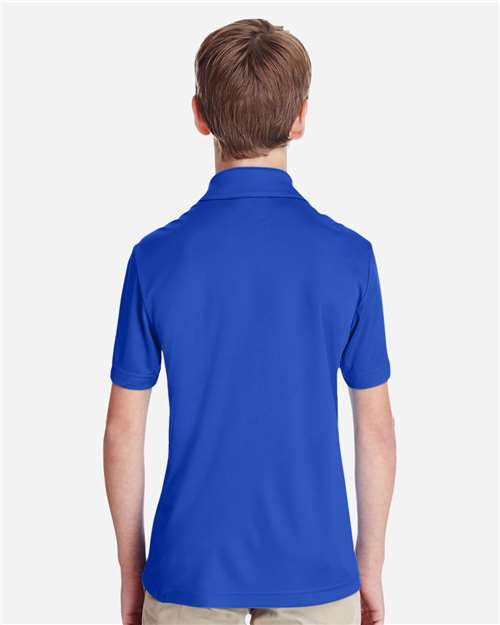 Team 365 TT51Y Youth Zone Performance Polo - Back view