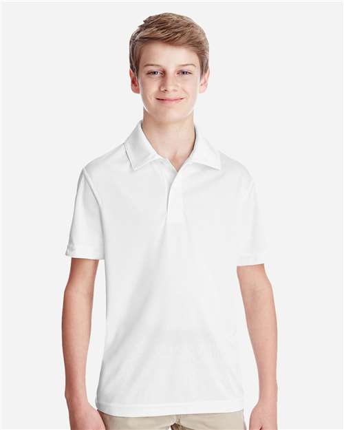 Team 365 TT51Y Youth Zone Performance Polo - Front view