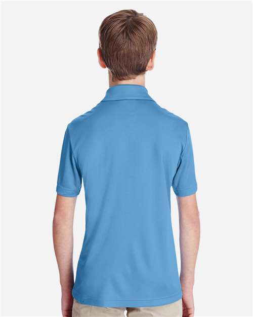 Team 365 TT51Y Youth Zone Performance Polo - Back view