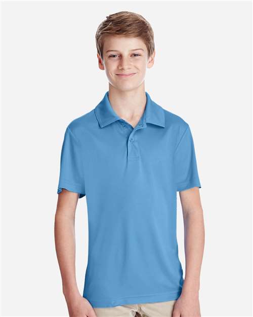 Team 365 TT51Y Youth Zone Performance Polo - Front view