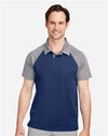 Team 365 TT21C Men's Command Snag-Protection Colorblock Polo - Front view