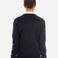 Harriton M420W Women's Pilbloc V-Neck Sweater - Back view