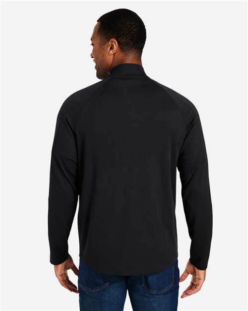 CORE365 CE418 Men's Origin Performance Pique Quarter-Zip Pullover - Back view