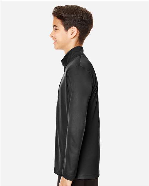 Team 365 TT31Y Youth Zone Performance Quarter-Zip Pullover - Side view