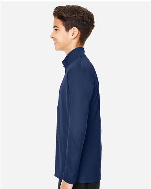 Team 365 TT31Y Youth Zone Performance Quarter-Zip Pullover - Side view