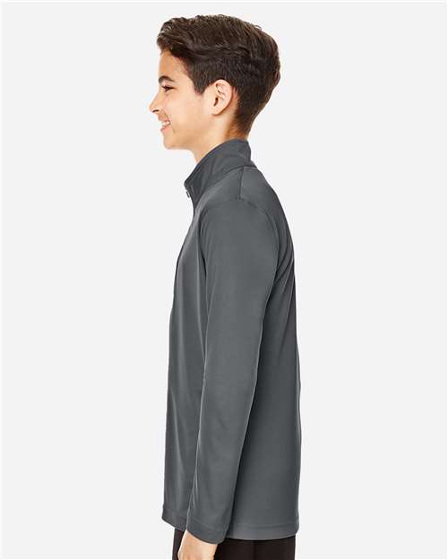 Team 365 TT31Y Youth Zone Performance Quarter-Zip Pullover - Side view