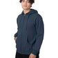 econscious EC5650 Unisex Heritage Full-Zip Hooded Sweatshirt - Side view