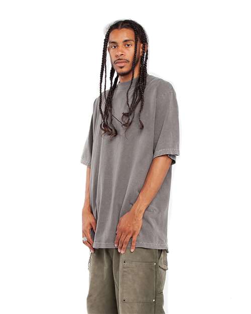 Shaka Wear SHGD Unisex Max Heavyweight Garment-Dyed Tee - Side view