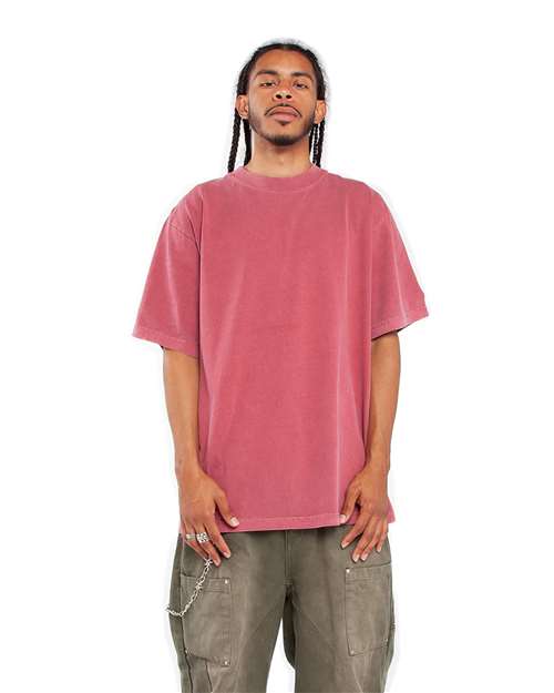 Shaka Wear SHGD Unisex Max Heavyweight Garment-Dyed Tee - Front view