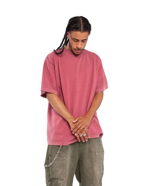 Shaka Wear SHGD Unisex Max Heavyweight Garment-Dyed Tee - Side view