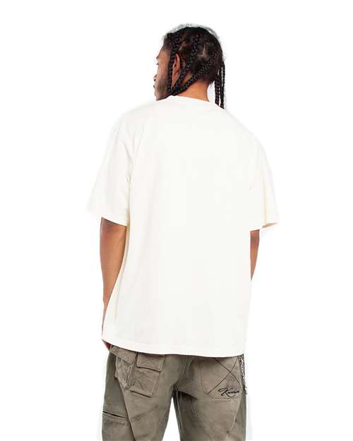 Shaka Wear SHGD Unisex Max Heavyweight Garment-Dyed Tee - Back view