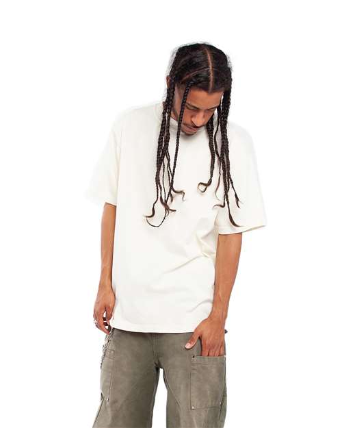 Shaka Wear SHGD Unisex Max Heavyweight Garment-Dyed Tee - Side view