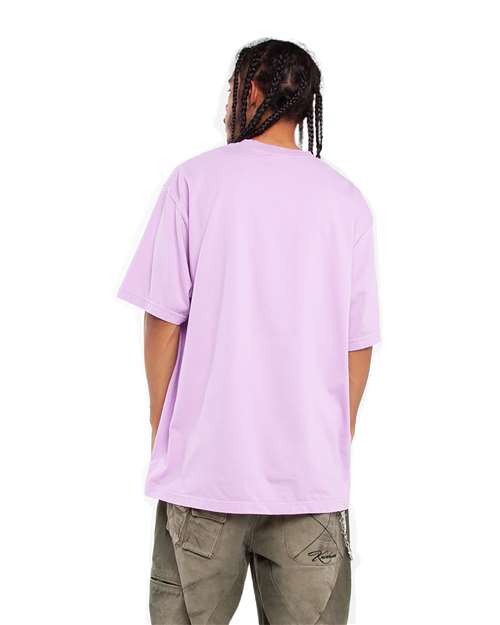 Shaka Wear SHGD Unisex Max Heavyweight Garment-Dyed Tee - Back view