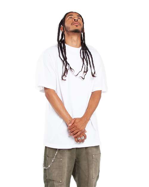 Shaka Wear SHGD Unisex Max Heavyweight Garment-Dyed Tee - Side view