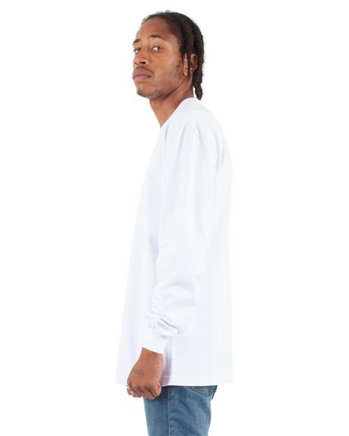 Shaka Wear SHMHLS Unisex Max Heavyweight Long Sleeve Tee - Side view