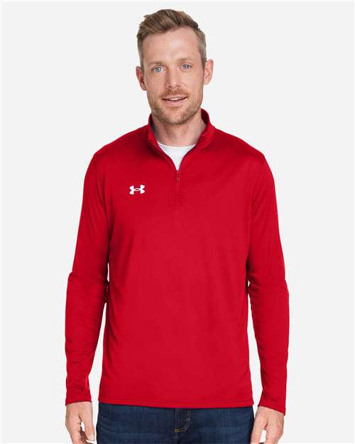 Under Armour 1376844 Men's Team Tech? Quarter-Zip Pullover - Front view