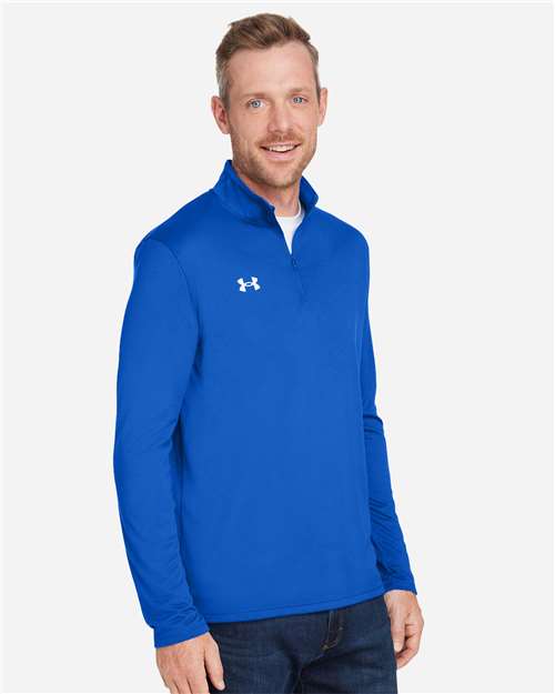 Under Armour 1376844 Men's Team Tech? Quarter-Zip Pullover - Side view