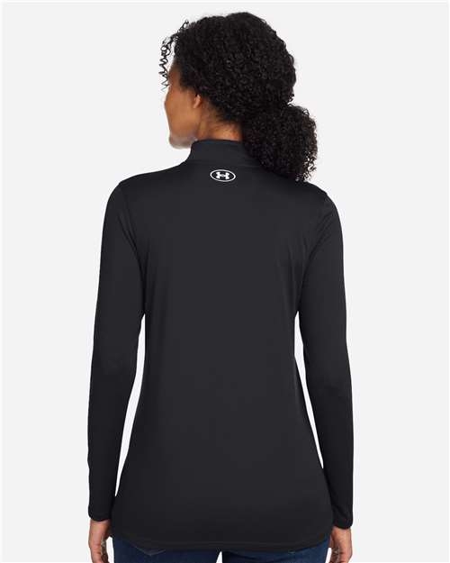 Under Armour 1376862 Women's Team Tech? Half-Zip Pullover - Back view